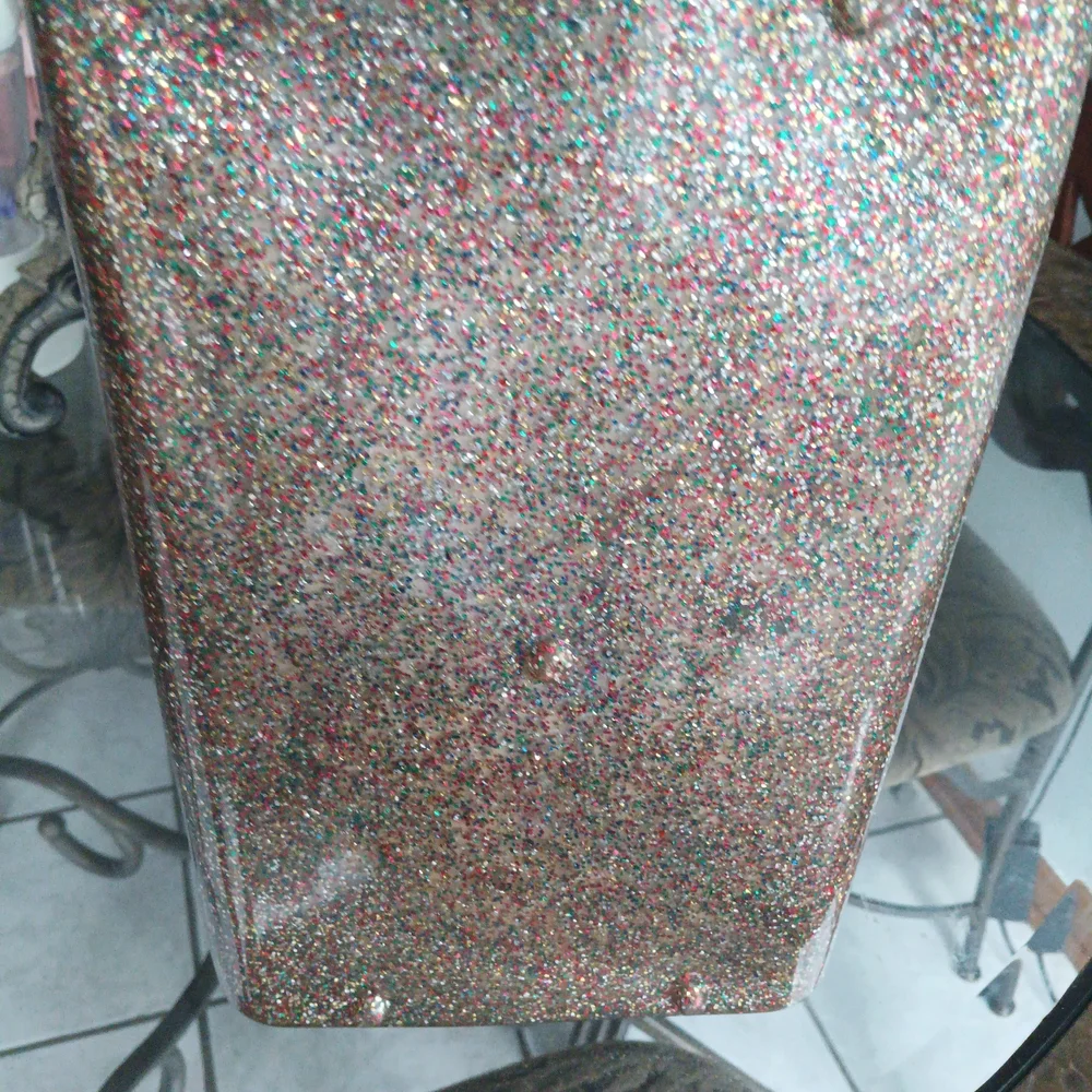 Furla Glitter Dome Satchel - Rose Multi Glitter - Picture 3 of 3